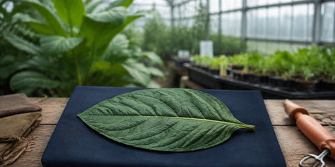 Tobacco plant leaf, the main natural source of nicotine